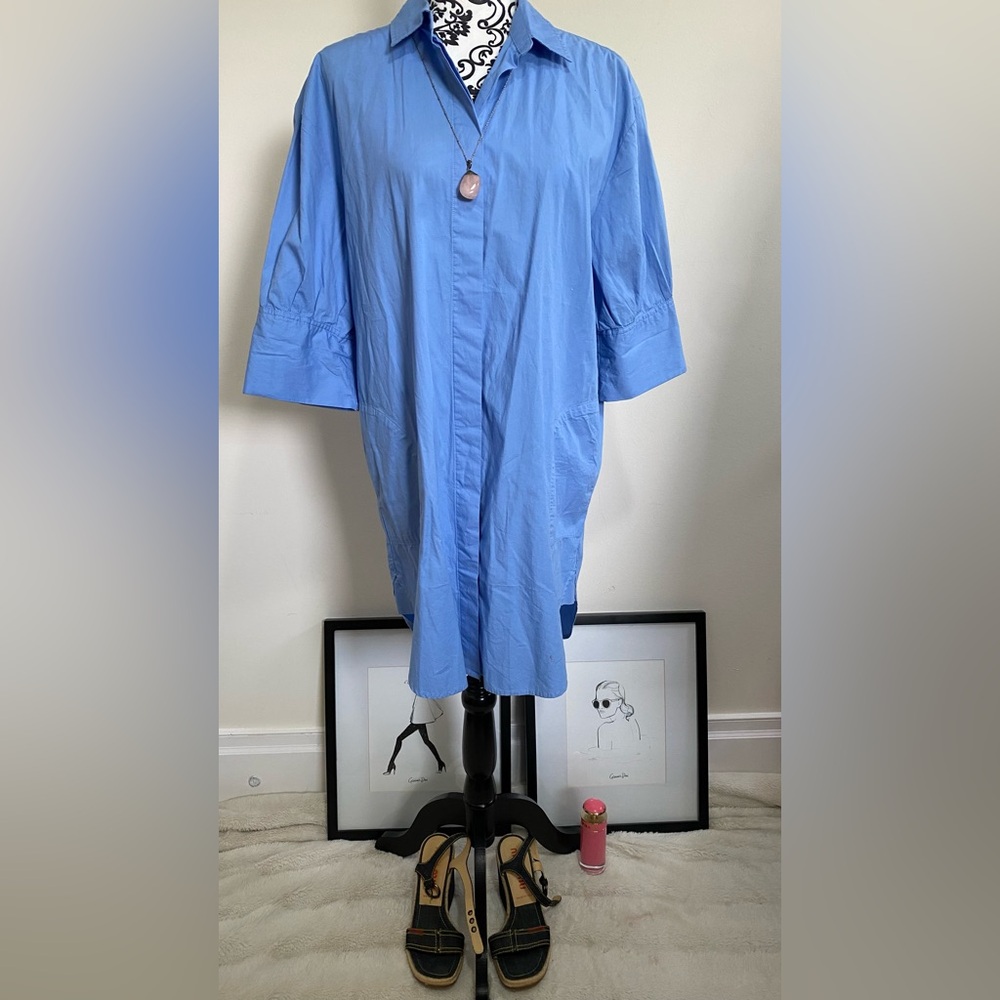 Shirt Dress with Pockets.